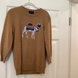 Jcrew Cashmere blend Camel sweater
